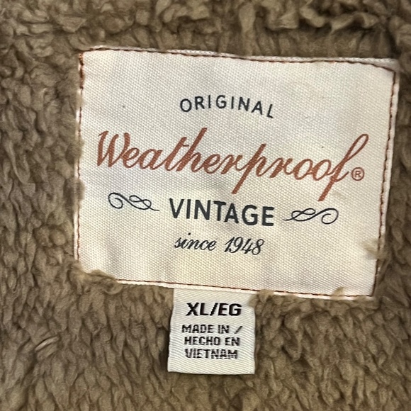 Womens original Weatherproof Vintage Jacket with Pockets Red Size XL NWT - Picture 9 of 10